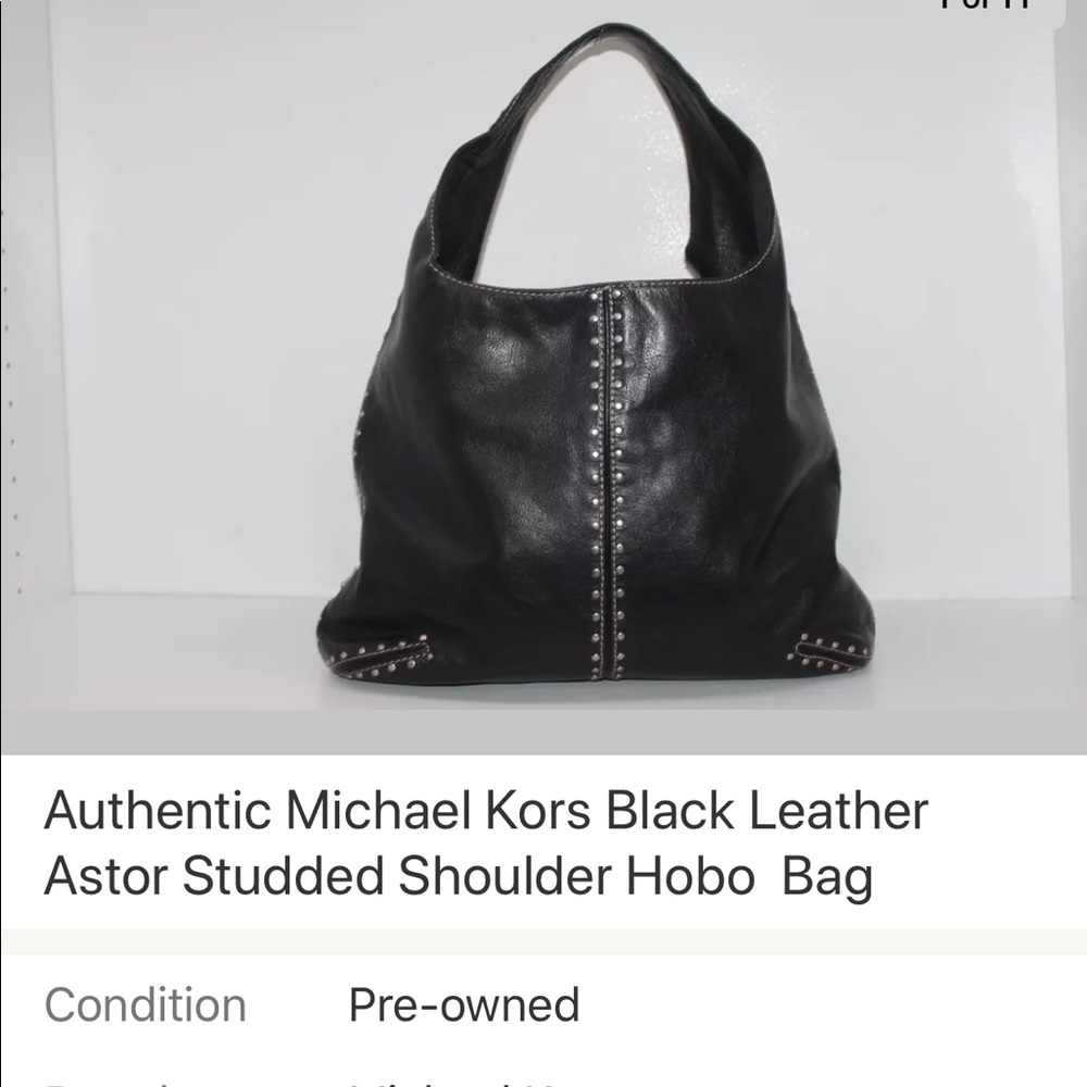 Michael Kors Astor Large Studded Hobo Bag